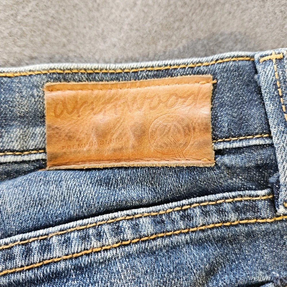 Driftwood Women's Jeans Distressed Ripped‎ Blue Size 27 Denim